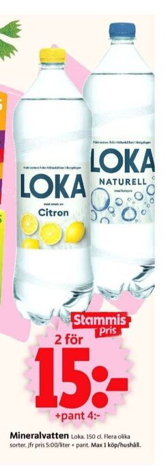 ICA Supermarket Loka Mineralvatten erbjuda