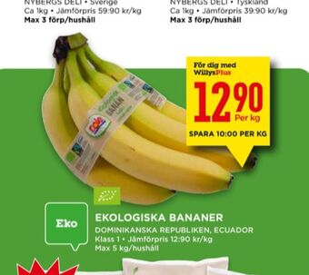 Willys Dole Bananer erbjuda