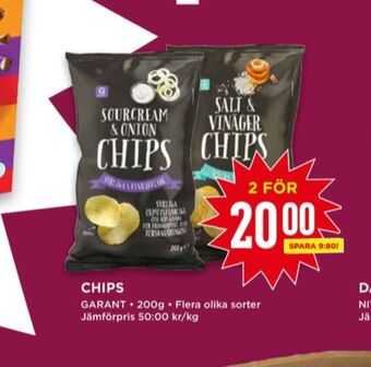 Willys Garant Chips erbjuda