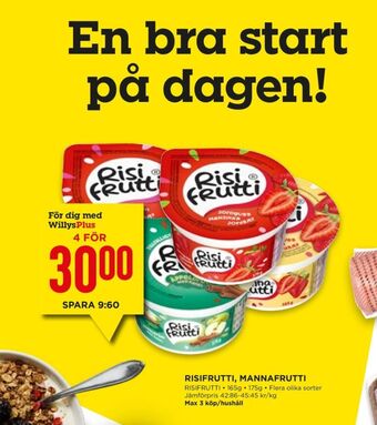 Willys Risifrutti Mellanmål erbjuda