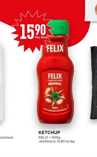 Willys Felix Ketchup erbjuda