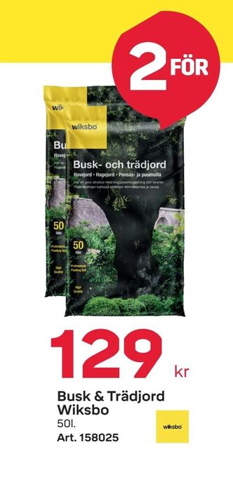 Byggmax Busk & Trädjord Wiksbo erbjuda