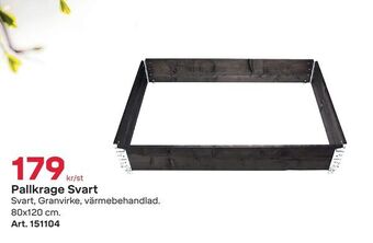 Byggmax Pallkrage Svart erbjuda