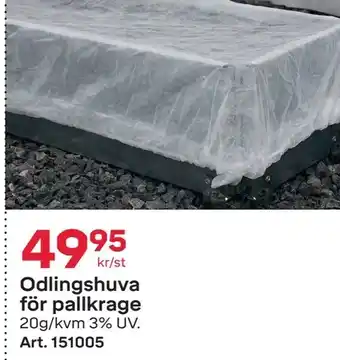 Byggmax Odlingshuva för pallkrage erbjuda