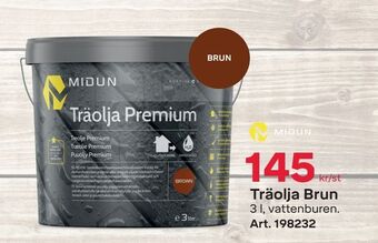 Byggmax Träolja Brun erbjuda