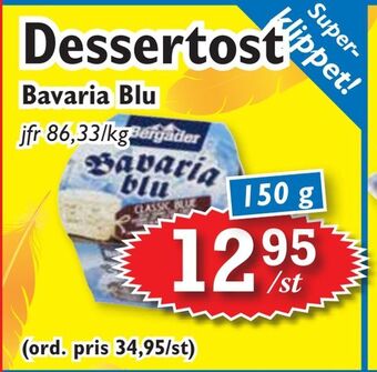 T-jarlen Dessertost erbjuda