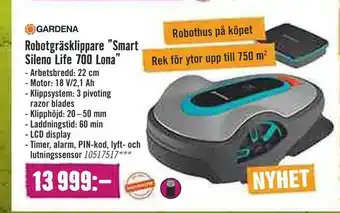 Hornbach Robotgräsklippare "Smart sileno life 700 lona" erbjuda