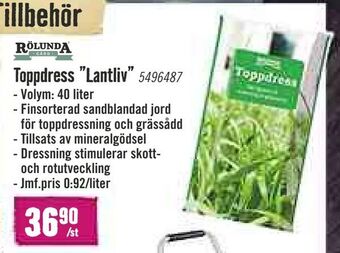 Toppdress "Lantliv"
