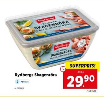 Lidl Rydbergs Skagenröra erbjuda
