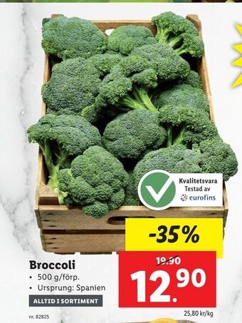 Lidl Broccoli erbjuda