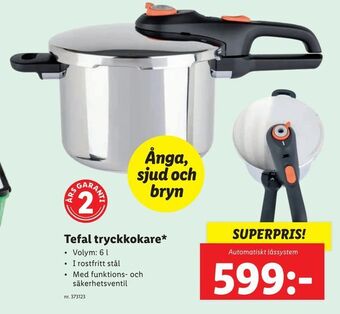 Lidl Tefal tryckkokare erbjuda