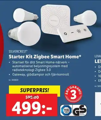 Lidl Starter Kit Zigbee Smart Home erbjuda