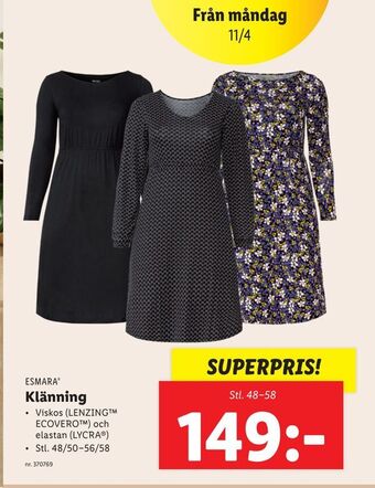 Lidl Klänning erbjuda