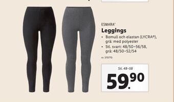Lidl Leggings erbjuda
