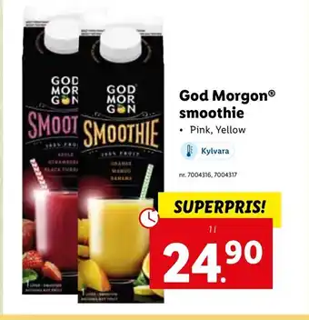 Lidl God Morgon® smoothie erbjuda
