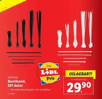 Lidl Buntband, 251 delar erbjuda