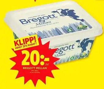 ICA Kvantum Arla Bregott Mellan 600 g erbjuda
