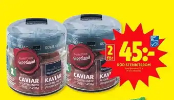 Royal Greenland Röd Stenbitsrom 75 g