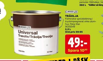 Jem&Fix Träolja erbjuda