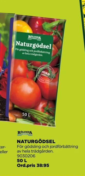 Jem&Fix Naturgödsel erbjuda