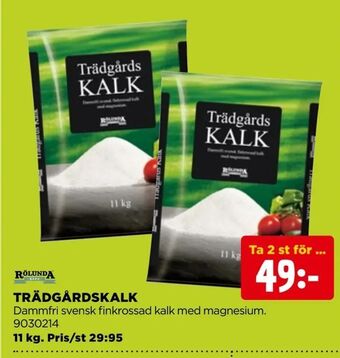Jem&Fix Trädgårdskalk erbjuda