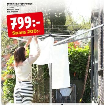 Jem&Fix Torkvinda topspinner erbjuda