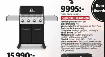Bauhaus GASOLGRILL BARON 420 erbjuda