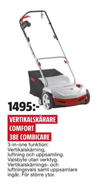 Bauhaus Vertikalskärare comfort 38e combicare erbjuda