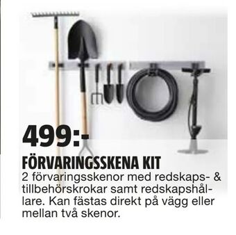 Bauhaus Förvaringsskena kit erbjuda