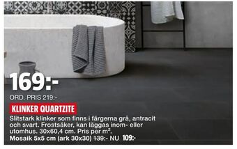 Bauhaus Klinker quartzite erbjuda