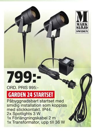 Bauhaus Garden 24 startset erbjuda