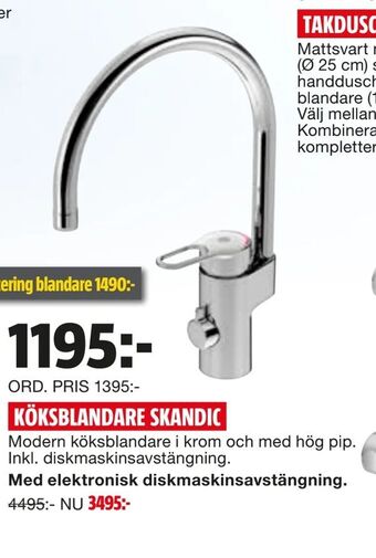 Bauhaus Köksblandare skandic erbjuda