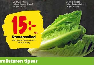 City Gross Romansallad erbjuda