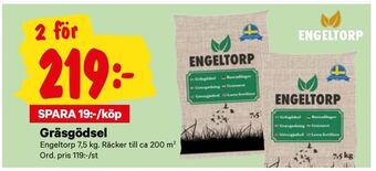 City Gross Gräsgödsel erbjuda