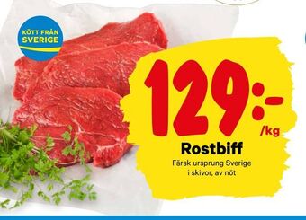 City Gross Rostbiff erbjuda
