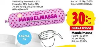 City Gross Mandelmassa erbjuda
