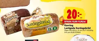 City Gross Kavring Lantgoda Surdegsbröd erbjuda