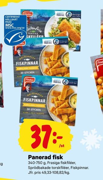 City Gross Panerad fisk erbjuda