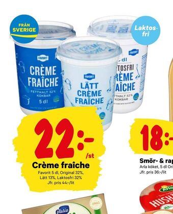 City Gross Crème fraîche erbjuda