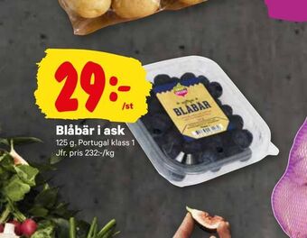 City Gross Blåbär i ask erbjuda