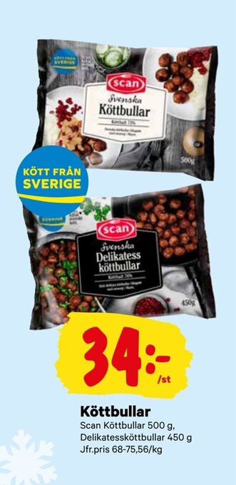 City Gross Köttbullar erbjuda