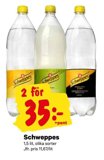 City Gross Schweppes erbjuda