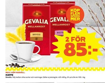 Coop Extra Kaffe erbjuda
