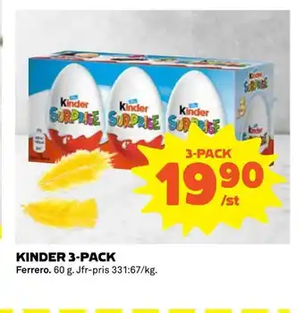 Kinder 3-pack