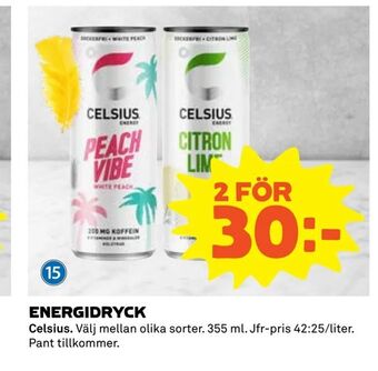 Coop Extra Energidryck erbjuda