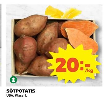 Coop Extra Sötpotatis erbjuda