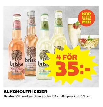 Coop Extra Alkoholfri cider erbjuda