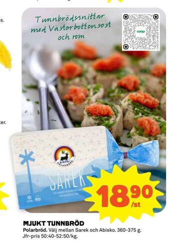 Coop Forum Mjukt tunnbröd erbjuda