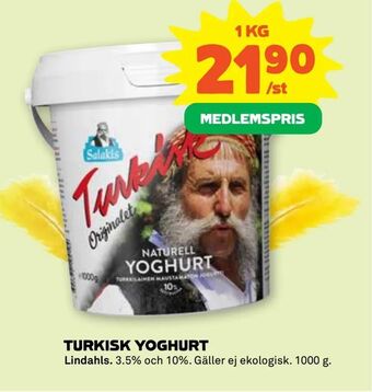 Coop Forum Turkisk yoghurt erbjuda