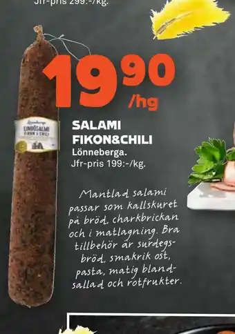 Coop Forum Salami fikon&chili erbjuda